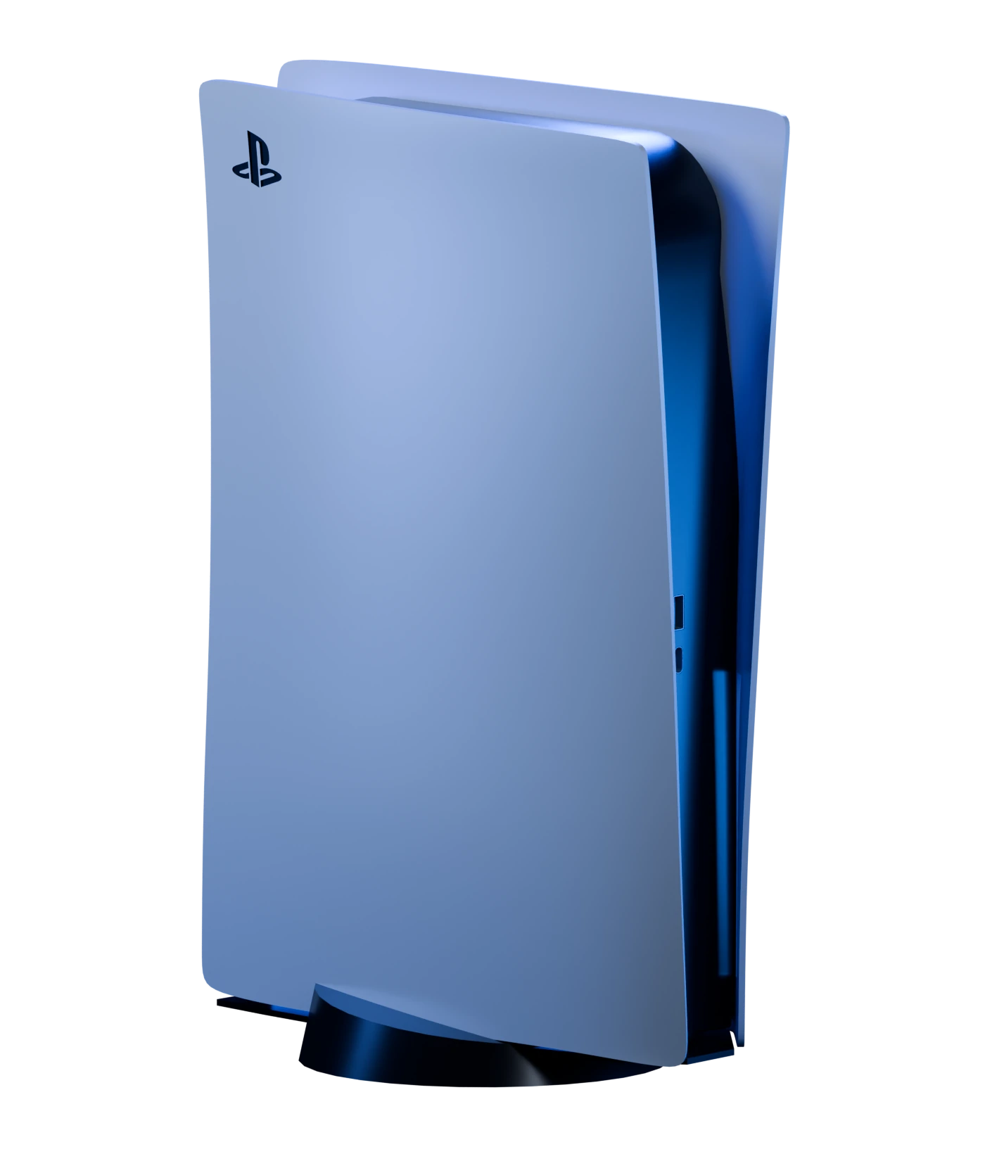 PlayStation 5 в синем студийном свете — рендер из 3D-модели